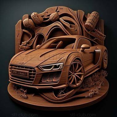 3D model Audi R8R (STL)